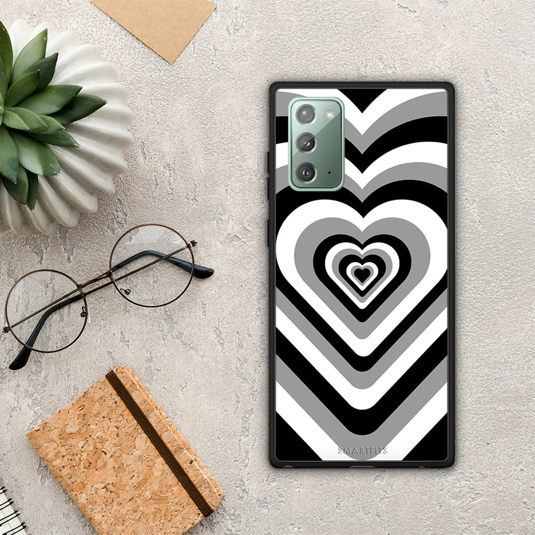 Black Hearts - Samsung Galaxy Note 20 Case