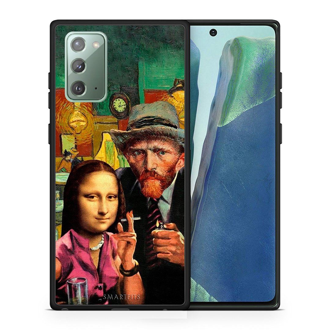 Θήκη Samsung Note 20 Funny Art από τη Smartfits με σχέδιο στο πίσω μέρος και μαύρο περίβλημα | Samsung Note 20 Funny Art case with colorful back and black bezels