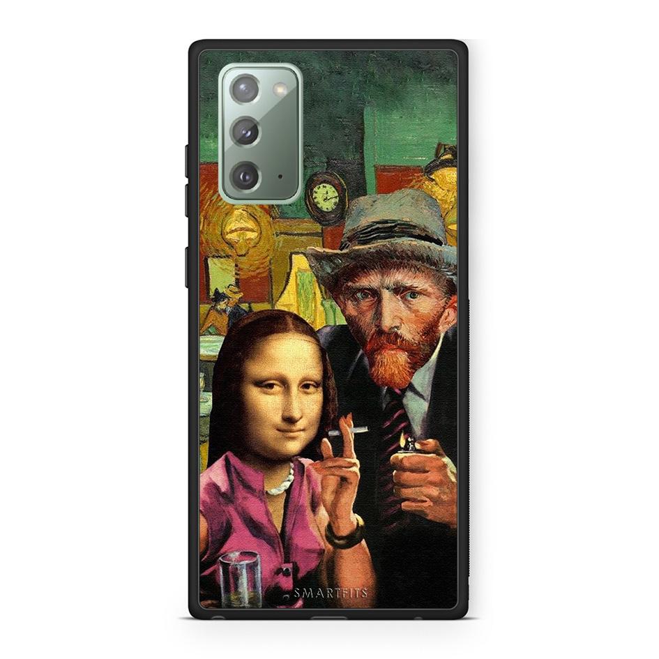 Samsung Note 20 Funny Art θήκη από τη Smartfits με σχέδιο στο πίσω μέρος και μαύρο περίβλημα | Smartphone case with colorful back and black bezels by Smartfits