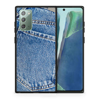 Thumbnail for Θήκη Samsung Note 20 Jeans Pocket από τη Smartfits με σχέδιο στο πίσω μέρος και μαύρο περίβλημα | Samsung Note 20 Jeans Pocket case with colorful back and black bezels