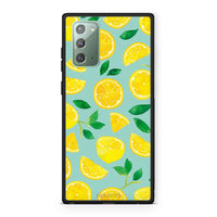Thumbnail for Samsung Note 20 Lemons θήκη από τη Smartfits με σχέδιο στο πίσω μέρος και μαύρο περίβλημα | Smartphone case with colorful back and black bezels by Smartfits