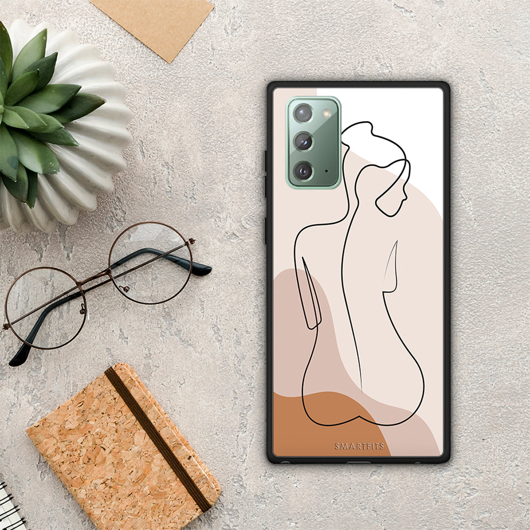 LineArt Woman - Samsung Galaxy Note 20 case
