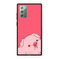 Thumbnail for Samsung Note 20 Pig Love 1 Θήκη Αγίου Βαλεντίνου από τη Smartfits με σχέδιο στο πίσω μέρος και μαύρο περίβλημα | Smartphone case with colorful back and black bezels by Smartfits