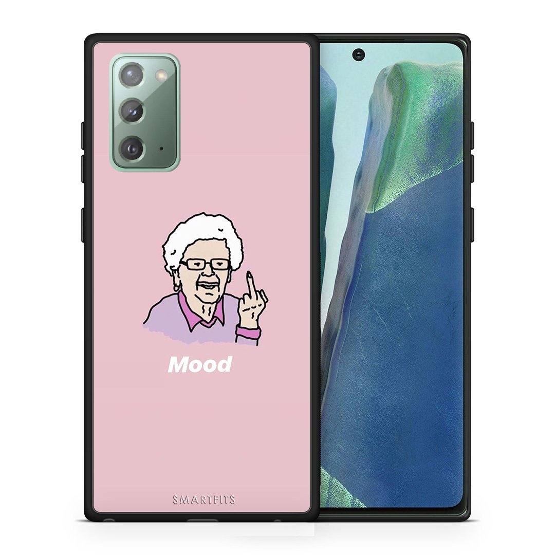 Θήκη Samsung Note 20 Mood PopArt από τη Smartfits με σχέδιο στο πίσω μέρος και μαύρο περίβλημα | Samsung Note 20 Mood PopArt case with colorful back and black bezels