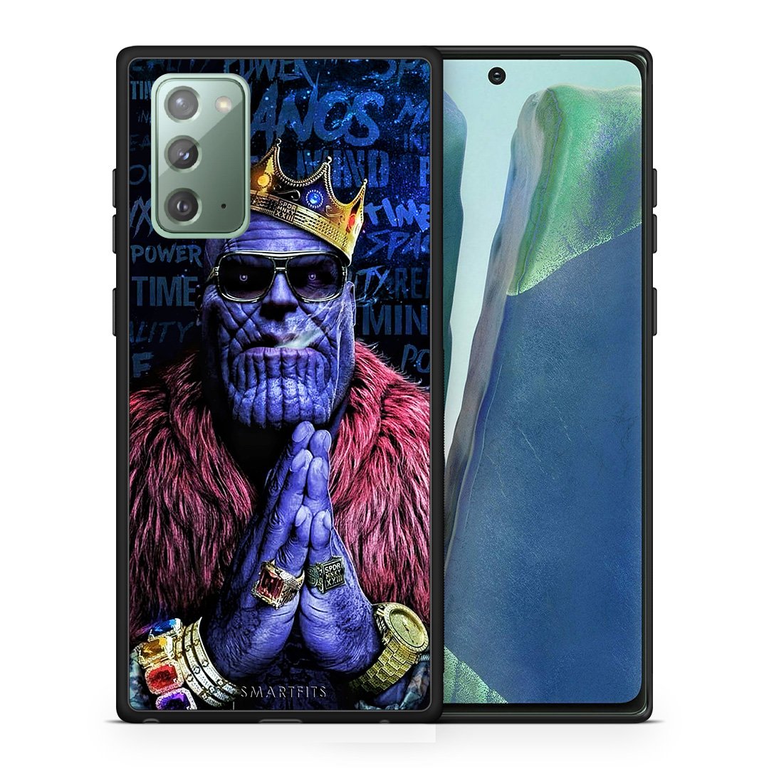 Θήκη Samsung Note 20 Thanos PopArt από τη Smartfits με σχέδιο στο πίσω μέρος και μαύρο περίβλημα | Samsung Note 20 Thanos PopArt case with colorful back and black bezels
