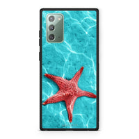 Thumbnail for Samsung Note 20 Red Starfish Θήκη από τη Smartfits με σχέδιο στο πίσω μέρος και μαύρο περίβλημα | Smartphone case with colorful back and black bezels by Smartfits