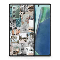 Thumbnail for Θήκη Samsung Note 20 Retro Beach Life από τη Smartfits με σχέδιο στο πίσω μέρος και μαύρο περίβλημα | Samsung Note 20 Retro Beach Life case with colorful back and black bezels