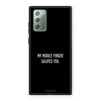 Thumbnail for Samsung Note 20 Salute θήκη από τη Smartfits με σχέδιο στο πίσω μέρος και μαύρο περίβλημα | Smartphone case with colorful back and black bezels by Smartfits