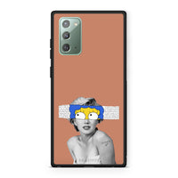 Thumbnail for Samsung Note 20 Sim Merilyn θήκη από τη Smartfits με σχέδιο στο πίσω μέρος και μαύρο περίβλημα | Smartphone case with colorful back and black bezels by Smartfits