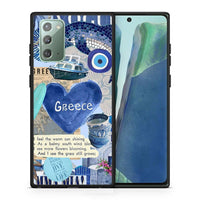 Thumbnail for Θήκη Samsung Note 20 Summer In Greece από τη Smartfits με σχέδιο στο πίσω μέρος και μαύρο περίβλημα | Samsung Note 20 Summer In Greece case with colorful back and black bezels