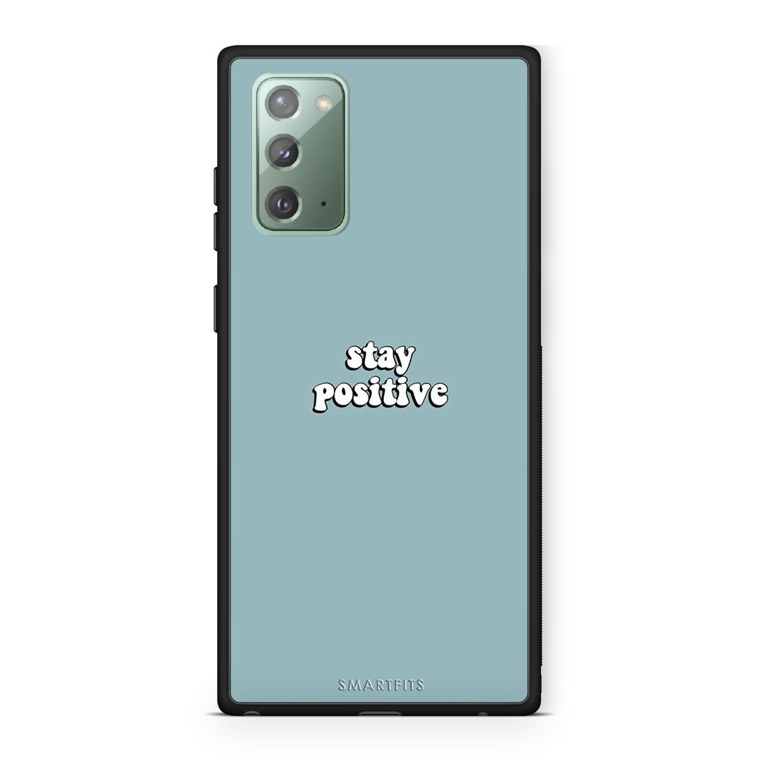 4 - Samsung Note 20 Positive Text case, cover, bumper