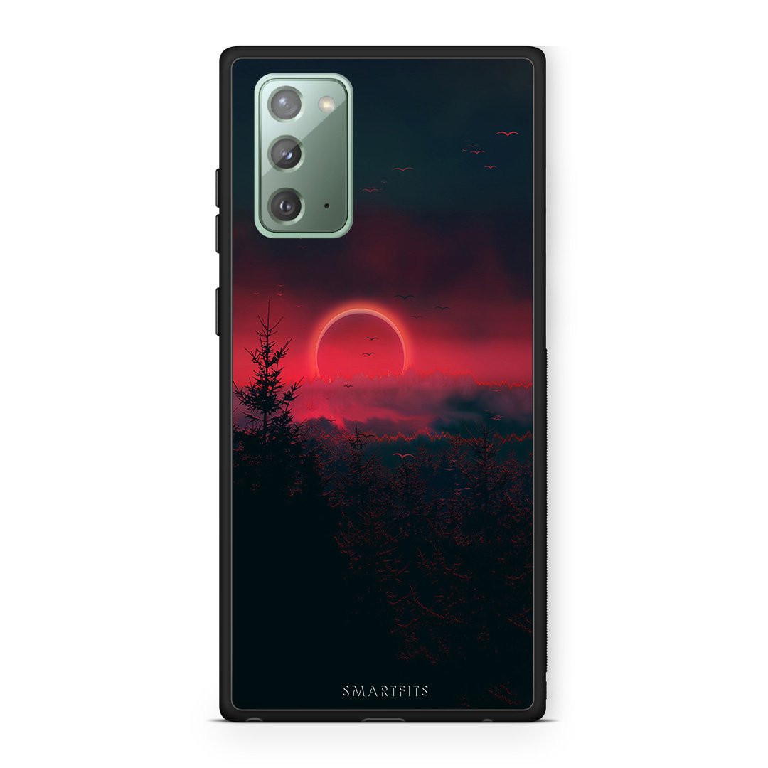 4 - Samsung Note 20 Sunset Tropic case, cover, bumper
