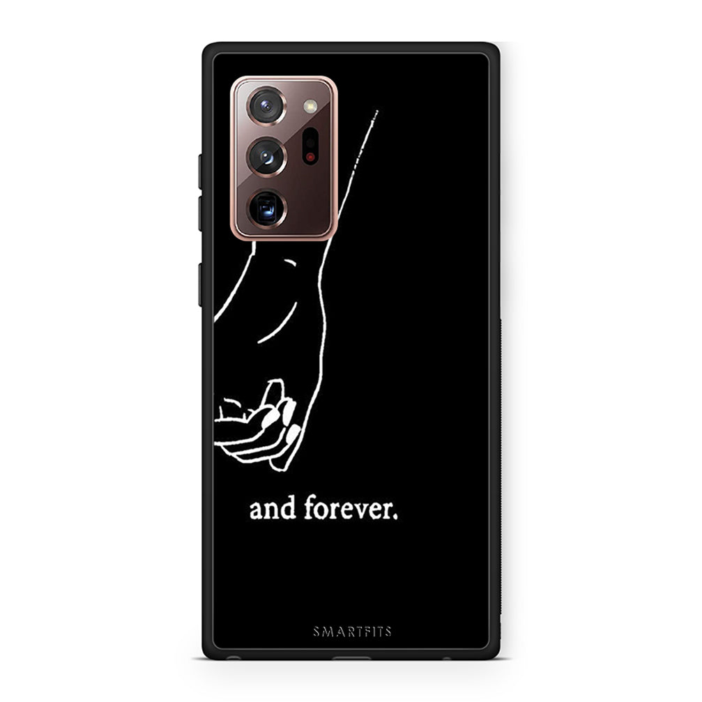 Samsung Note 20 Ultra Always & Forever 2 Θήκη Αγίου Βαλεντίνου από τη Smartfits με σχέδιο στο πίσω μέρος και μαύρο περίβλημα | Smartphone case with colorful back and black bezels by Smartfits