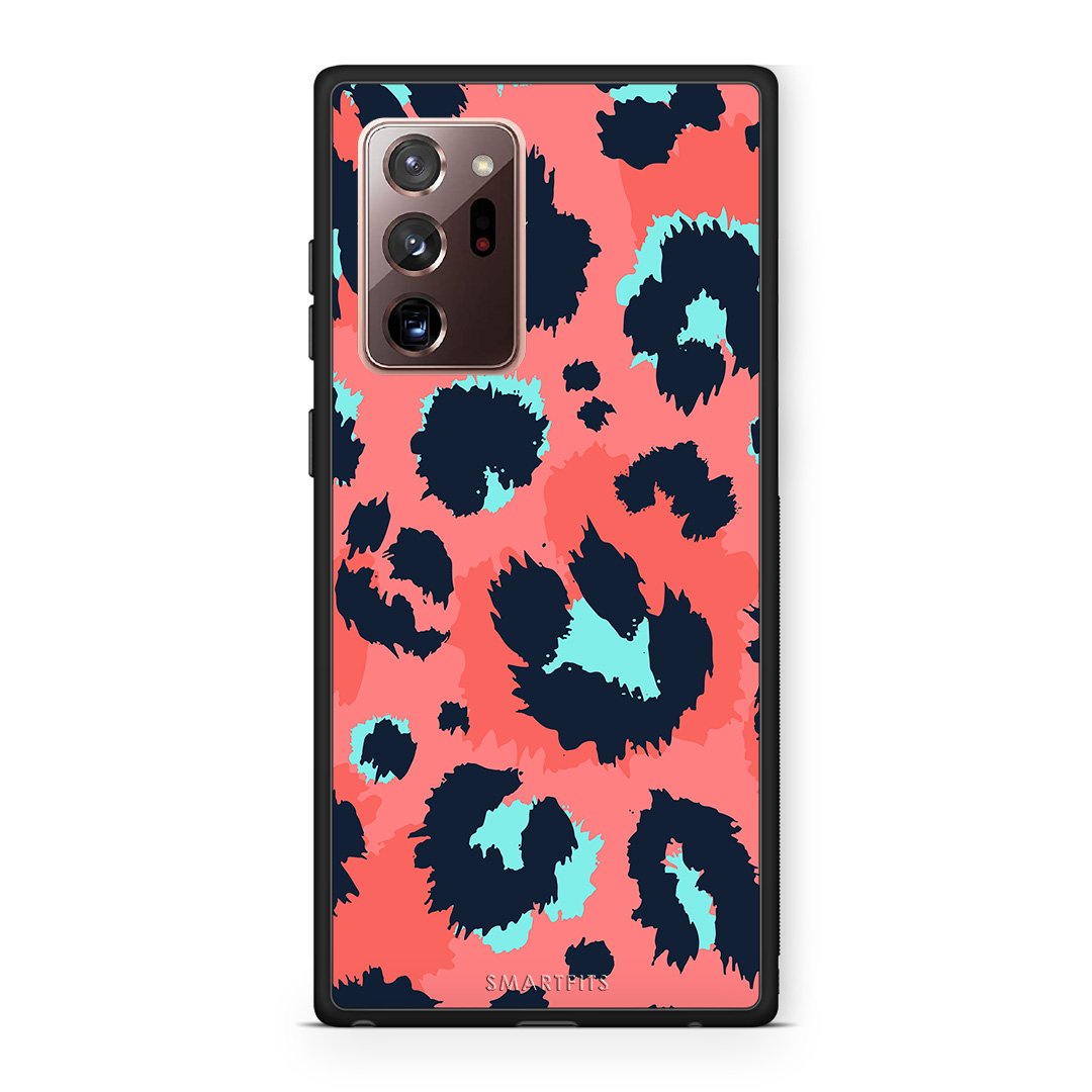 22 - Samsung Note 20 Ultra  Pink Leopard Animal case, cover, bumper