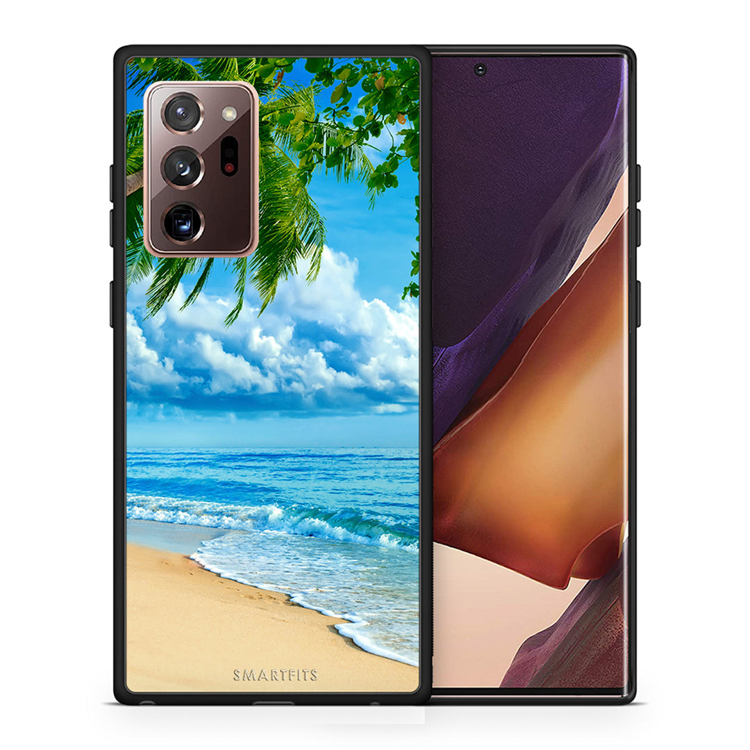 Θήκη Samsung Note 20 Ultra Beautiful Beach από τη Smartfits με σχέδιο στο πίσω μέρος και μαύρο περίβλημα | Samsung Note 20 Ultra Beautiful Beach case with colorful back and black bezels