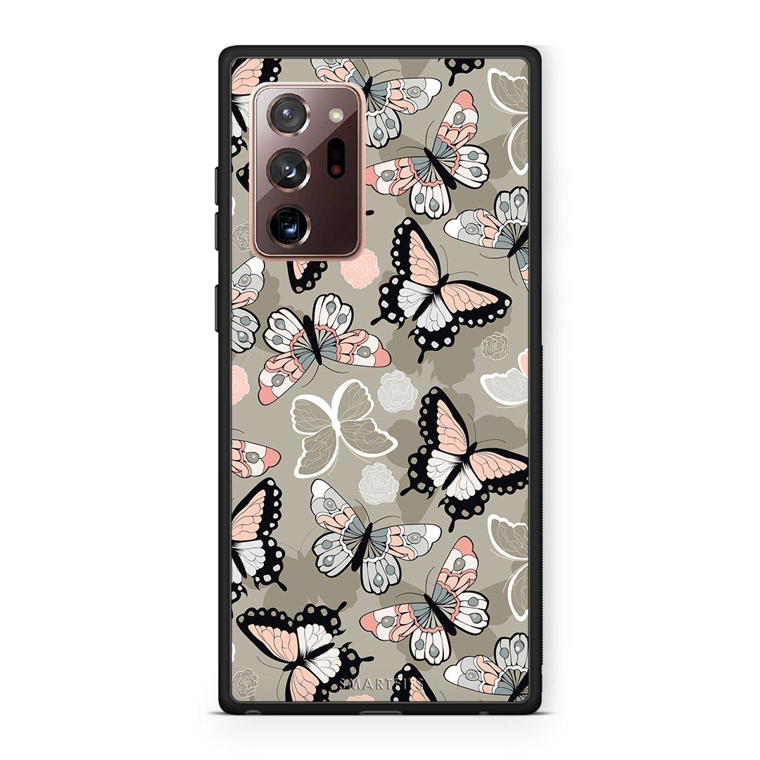 135 - Samsung Note 20 Ultra  Butterflies Boho case, cover, bumper