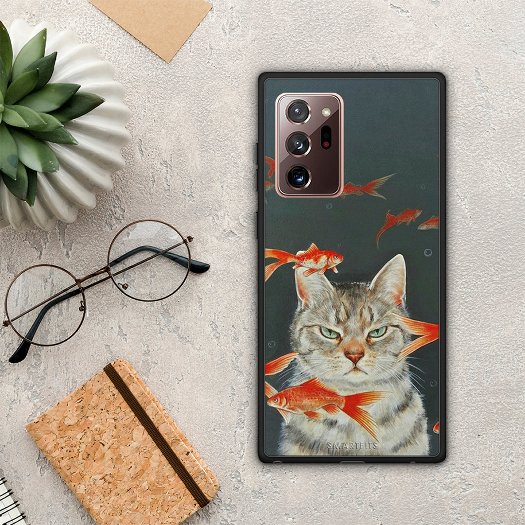 Cat Goldfish - Samsung Galaxy Note 20 Ultra case