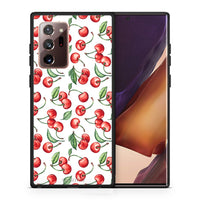 Thumbnail for Θήκη Samsung Note 20 Ultra Cherry Summer από τη Smartfits με σχέδιο στο πίσω μέρος και μαύρο περίβλημα | Samsung Note 20 Ultra Cherry Summer case with colorful back and black bezels