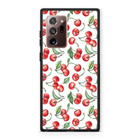 Thumbnail for Samsung Note 20 Ultra Cherry Summer θήκη από τη Smartfits με σχέδιο στο πίσω μέρος και μαύρο περίβλημα | Smartphone case with colorful back and black bezels by Smartfits
