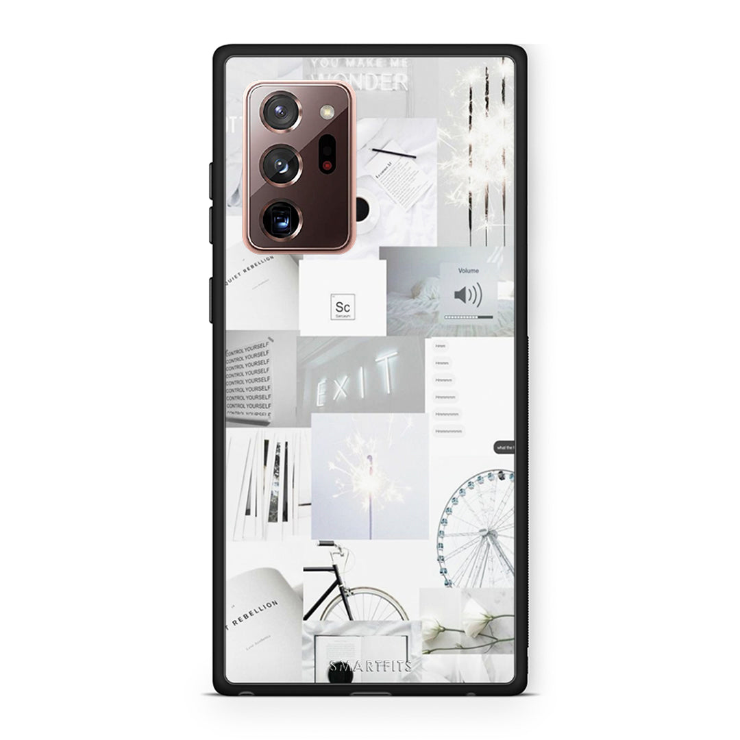 Samsung Note 20 Ultra Collage Make Me Wonder Θήκη Αγίου Βαλεντίνου από τη Smartfits με σχέδιο στο πίσω μέρος και μαύρο περίβλημα | Smartphone case with colorful back and black bezels by Smartfits