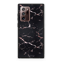 Thumbnail for 4 - Samsung Note 20 Ultra  Black Rosegold Marble case, cover, bumper