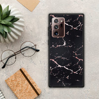 Thumbnail for Marble Black Rosegold - Samsung Galaxy Note 20 Ultra θήκη