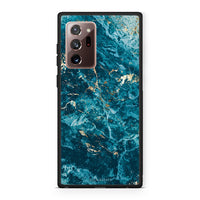 Thumbnail for Samsung Note 20 Ultra Marble Blue θήκη από τη Smartfits με σχέδιο στο πίσω μέρος και μαύρο περίβλημα | Smartphone case with colorful back and black bezels by Smartfits