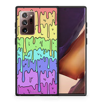 Thumbnail for Θήκη Samsung Note 20 Ultra Melting Rainbow από τη Smartfits με σχέδιο στο πίσω μέρος και μαύρο περίβλημα | Samsung Note 20 Ultra Melting Rainbow case with colorful back and black bezels