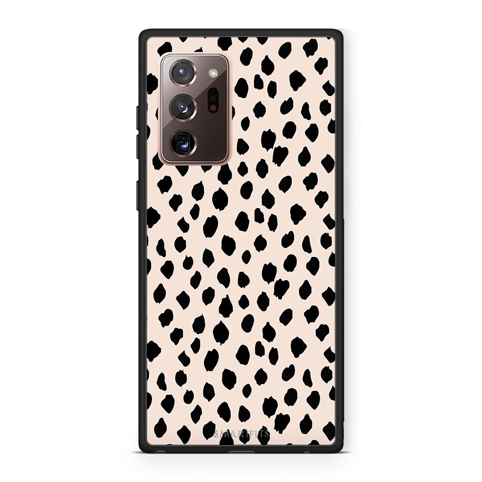 Samsung Note 20 Ultra New Polka Dots θήκη από τη Smartfits με σχέδιο στο πίσω μέρος και μαύρο περίβλημα | Smartphone case with colorful back and black bezels by Smartfits