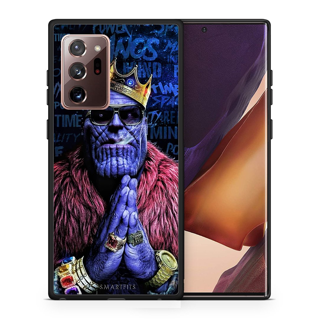 Θήκη Samsung Note 20 Ultra Thanos PopArt από τη Smartfits με σχέδιο στο πίσω μέρος και μαύρο περίβλημα | Samsung Note 20 Ultra Thanos PopArt case with colorful back and black bezels