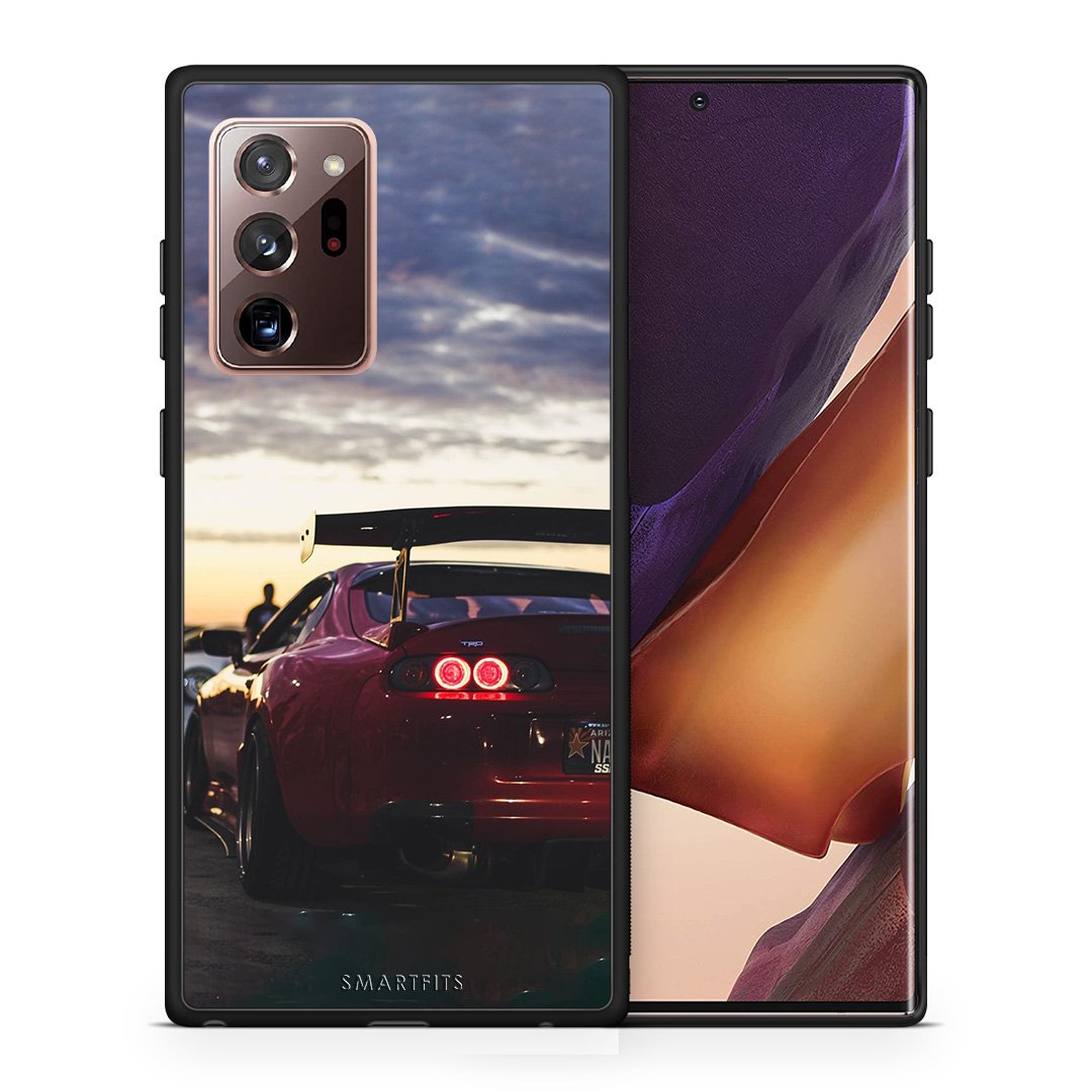 Θήκη Samsung Note 20 Ultra Racing Supra από τη Smartfits με σχέδιο στο πίσω μέρος και μαύρο περίβλημα | Samsung Note 20 Ultra Racing Supra case with colorful back and black bezels