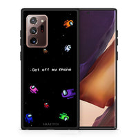 Thumbnail for Θήκη Samsung Note 20 Ultra AFK Text από τη Smartfits με σχέδιο στο πίσω μέρος και μαύρο περίβλημα | Samsung Note 20 Ultra AFK Text case with colorful back and black bezels