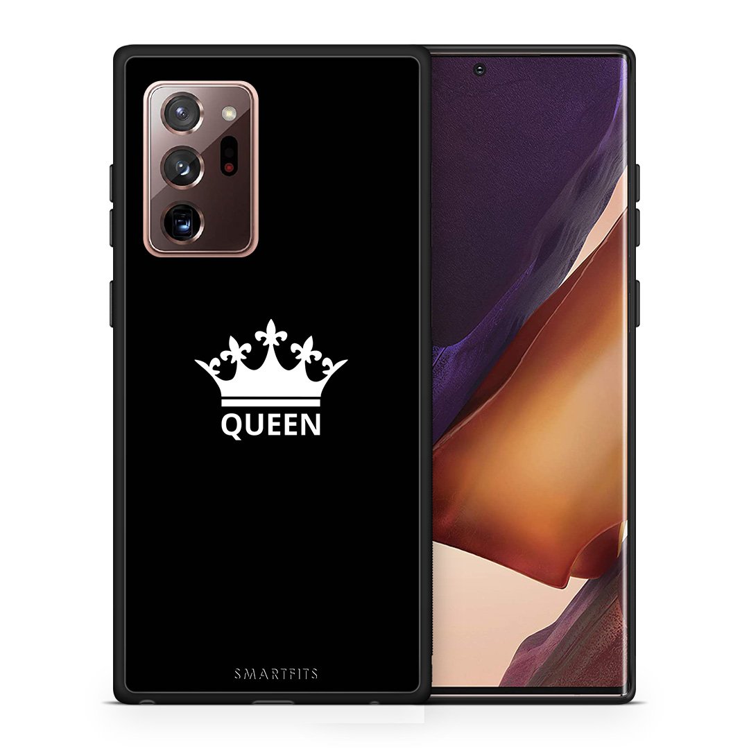 Θήκη Samsung Note 20 Ultra Queen Valentine από τη Smartfits με σχέδιο στο πίσω μέρος και μαύρο περίβλημα | Samsung Note 20 Ultra Queen Valentine case with colorful back and black bezels