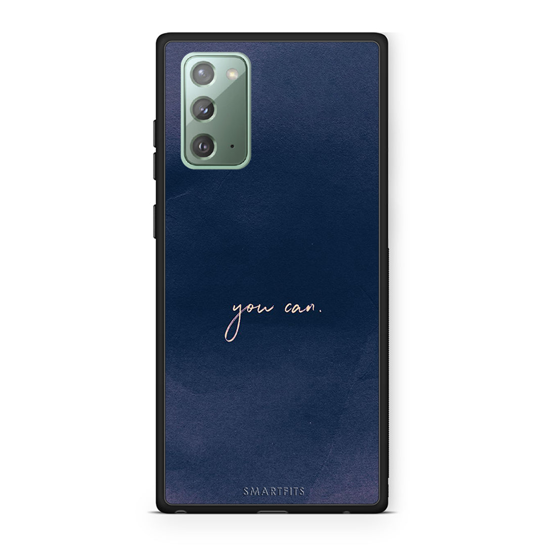 Samsung Note 20 You Can θήκη από τη Smartfits με σχέδιο στο πίσω μέρος και μαύρο περίβλημα | Smartphone case with colorful back and black bezels by Smartfits