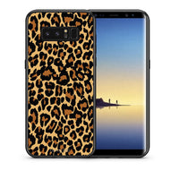 Thumbnail for Θήκη Samsung Note 8 Leopard Animal από τη Smartfits με σχέδιο στο πίσω μέρος και μαύρο περίβλημα | Samsung Note 8 Leopard Animal case with colorful back and black bezels