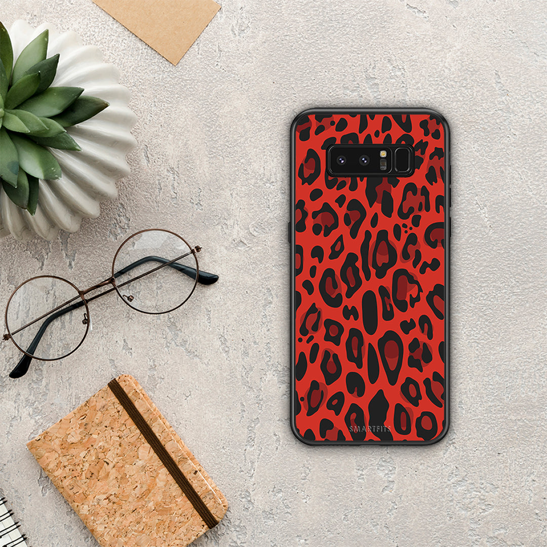 Animal Red Leopard - Samsung Galaxy Note 8 case