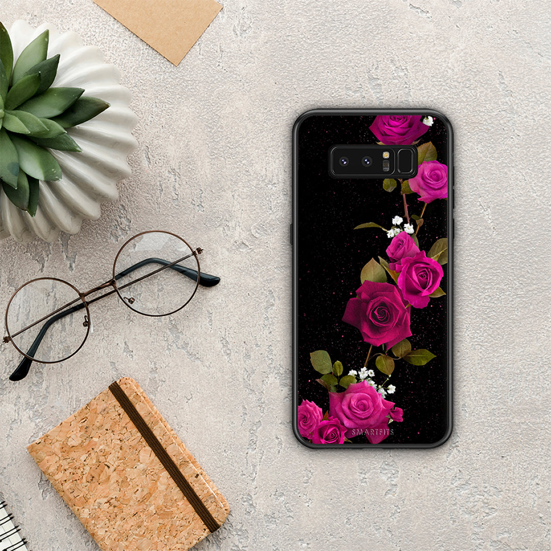 Flower Red Roses - Samsung Galaxy Note 8 case