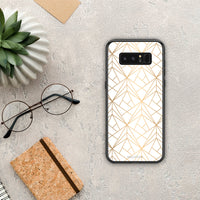 Thumbnail for Geometric Luxury White - Samsung Galaxy Note 8 case
