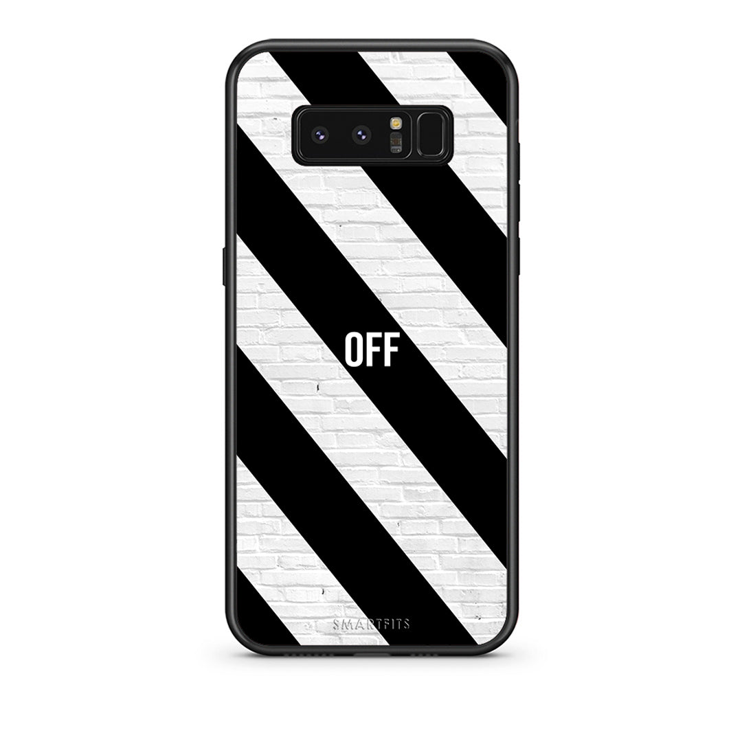 samsung note 8 Get Off θήκη από τη Smartfits με σχέδιο στο πίσω μέρος και μαύρο περίβλημα | Smartphone case with colorful back and black bezels by Smartfits