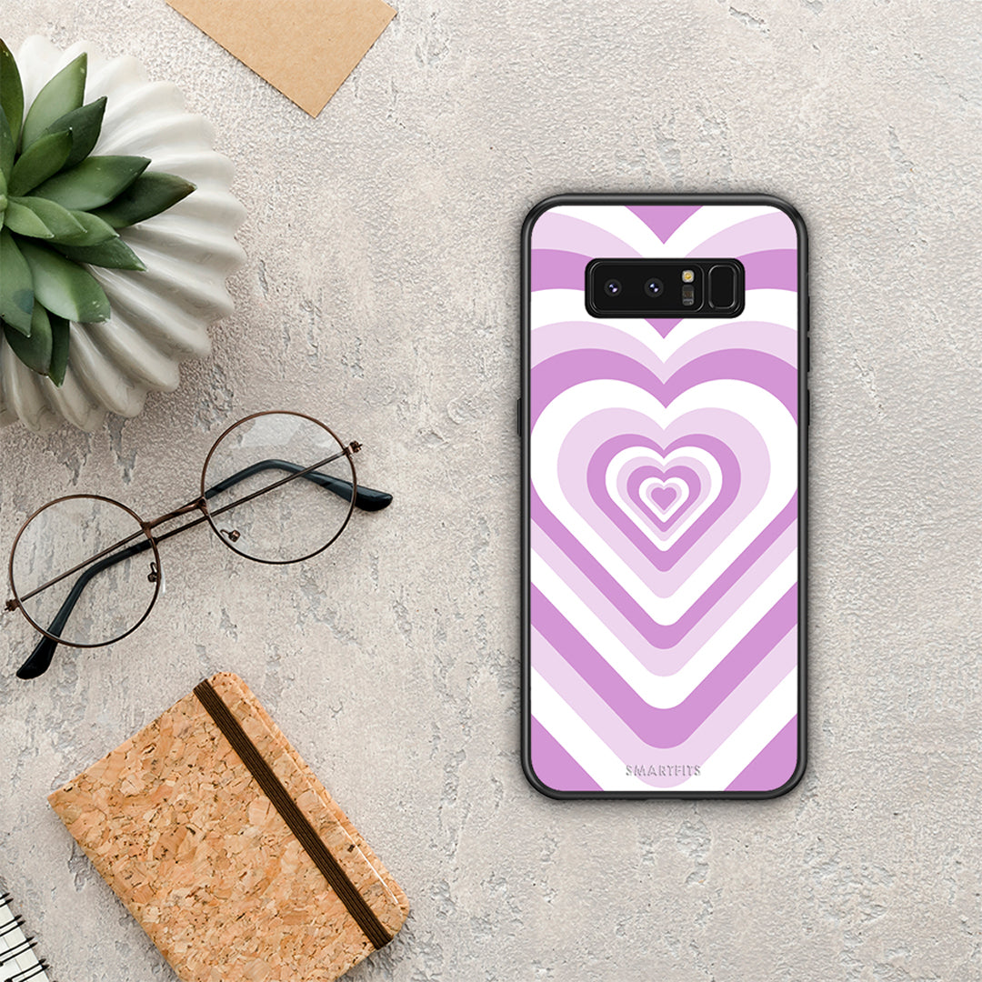 Lilac Hearts - Samsung Galaxy Note 8 θήκη