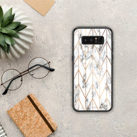 Thumbnail for Marble Gold Geometric - Samsung Galaxy Note 8 case