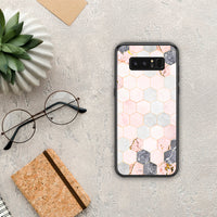 Thumbnail for Marble Hexagon Pink - Samsung Galaxy Note 8 case