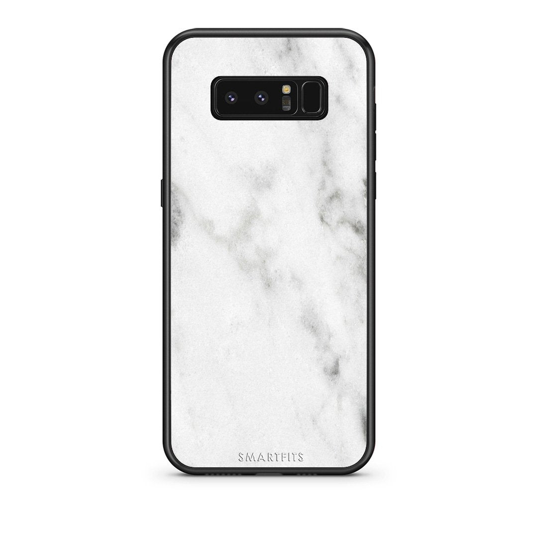 2 - samsung galaxy note 8 White marble case, cover, bumper
