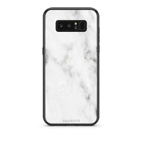 Thumbnail for 2 - samsung galaxy note 8 White marble case, cover, bumper