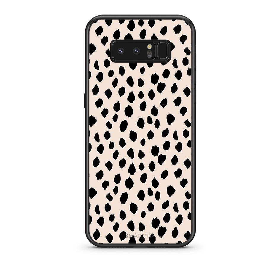samsung note 8 New Polka Dots θήκη από τη Smartfits με σχέδιο στο πίσω μέρος και μαύρο περίβλημα | Smartphone case with colorful back and black bezels by Smartfits