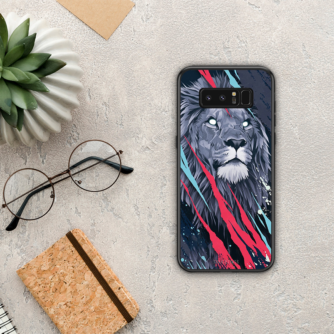 PopArt Lion Designer - Samsung Galaxy Note 8 case