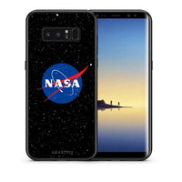 Thumbnail for Θήκη Samsung Note 8 NASA PopArt από τη Smartfits με σχέδιο στο πίσω μέρος και μαύρο περίβλημα | Samsung Note 8 NASA PopArt case with colorful back and black bezels