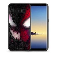 Thumbnail for Θήκη Samsung Note 8 SpiderVenom PopArt από τη Smartfits με σχέδιο στο πίσω μέρος και μαύρο περίβλημα | Samsung Note 8 SpiderVenom PopArt case with colorful back and black bezels