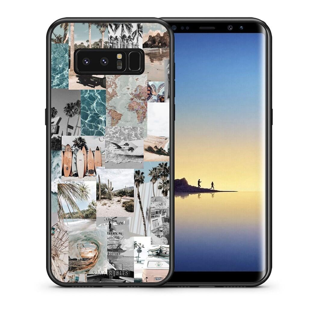 Θήκη Samsung Note 8 Retro Beach Life από τη Smartfits με σχέδιο στο πίσω μέρος και μαύρο περίβλημα | Samsung Note 8 Retro Beach Life case with colorful back and black bezels