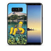 Thumbnail for Θήκη Samsung Note 8 Summer Happiness από τη Smartfits με σχέδιο στο πίσω μέρος και μαύρο περίβλημα | Samsung Note 8 Summer Happiness case with colorful back and black bezels